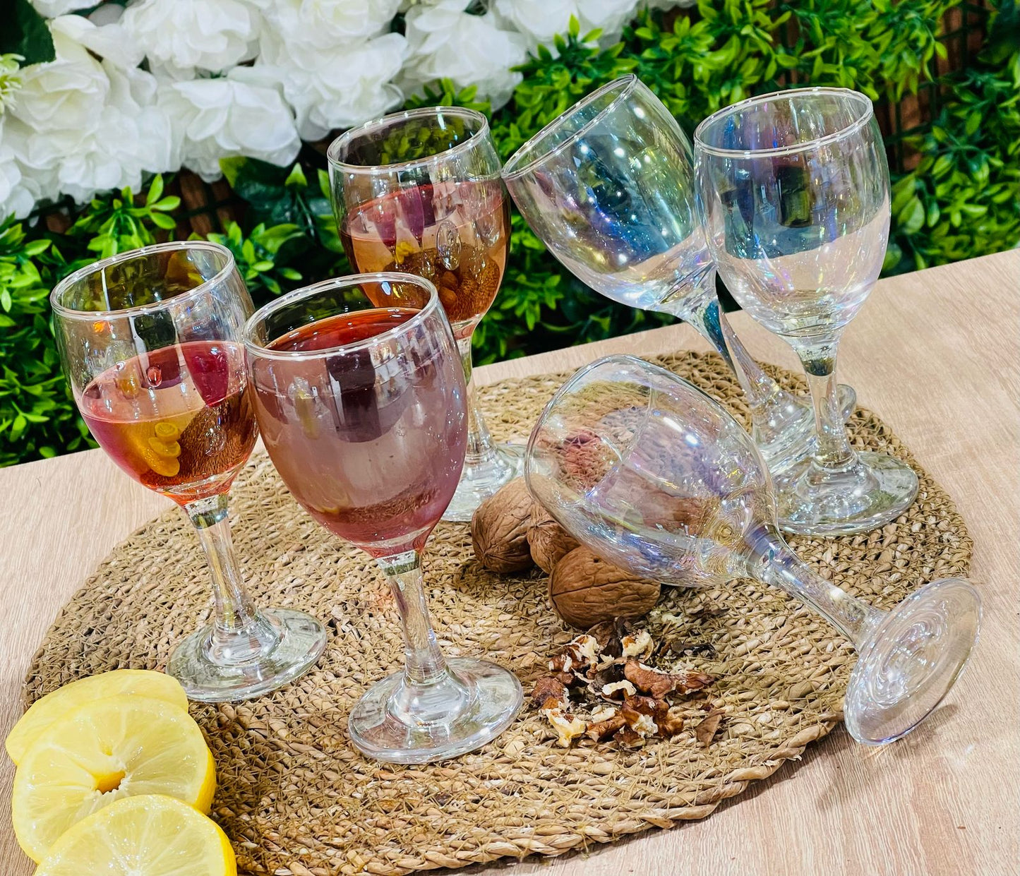 Coupe à Jus en Verre 6 pièces