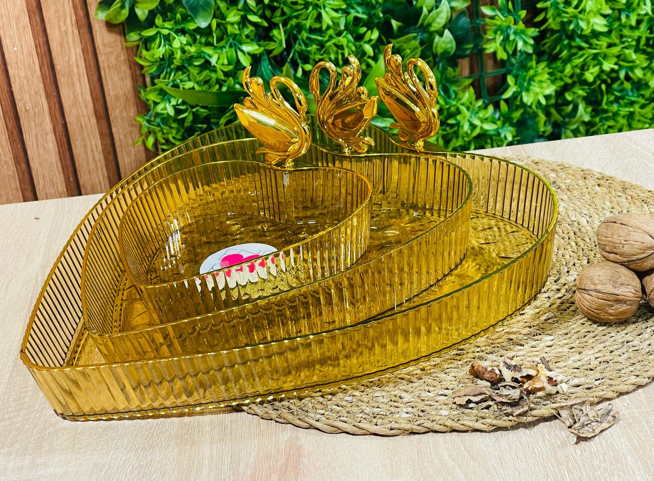 série de 3 plateaux