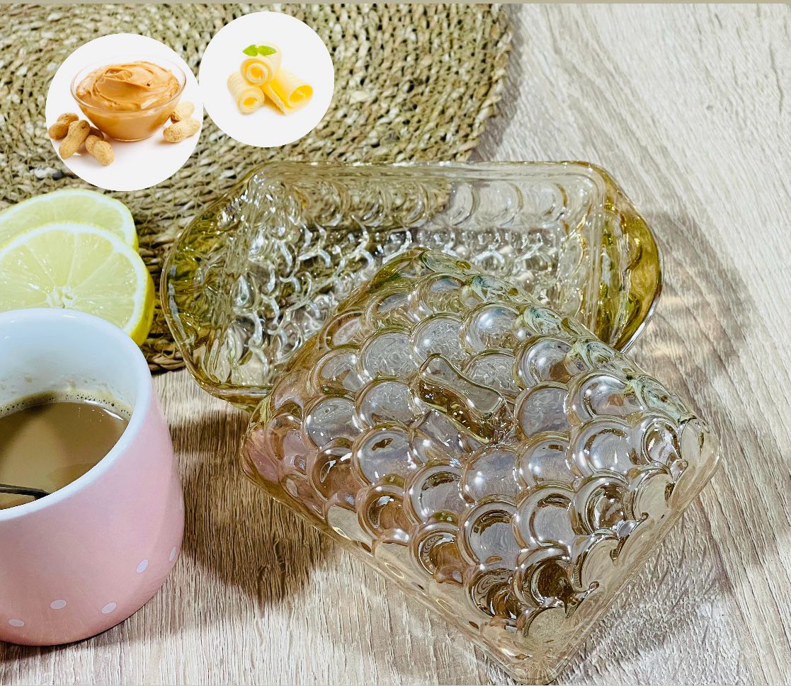 Porte beurre en verres