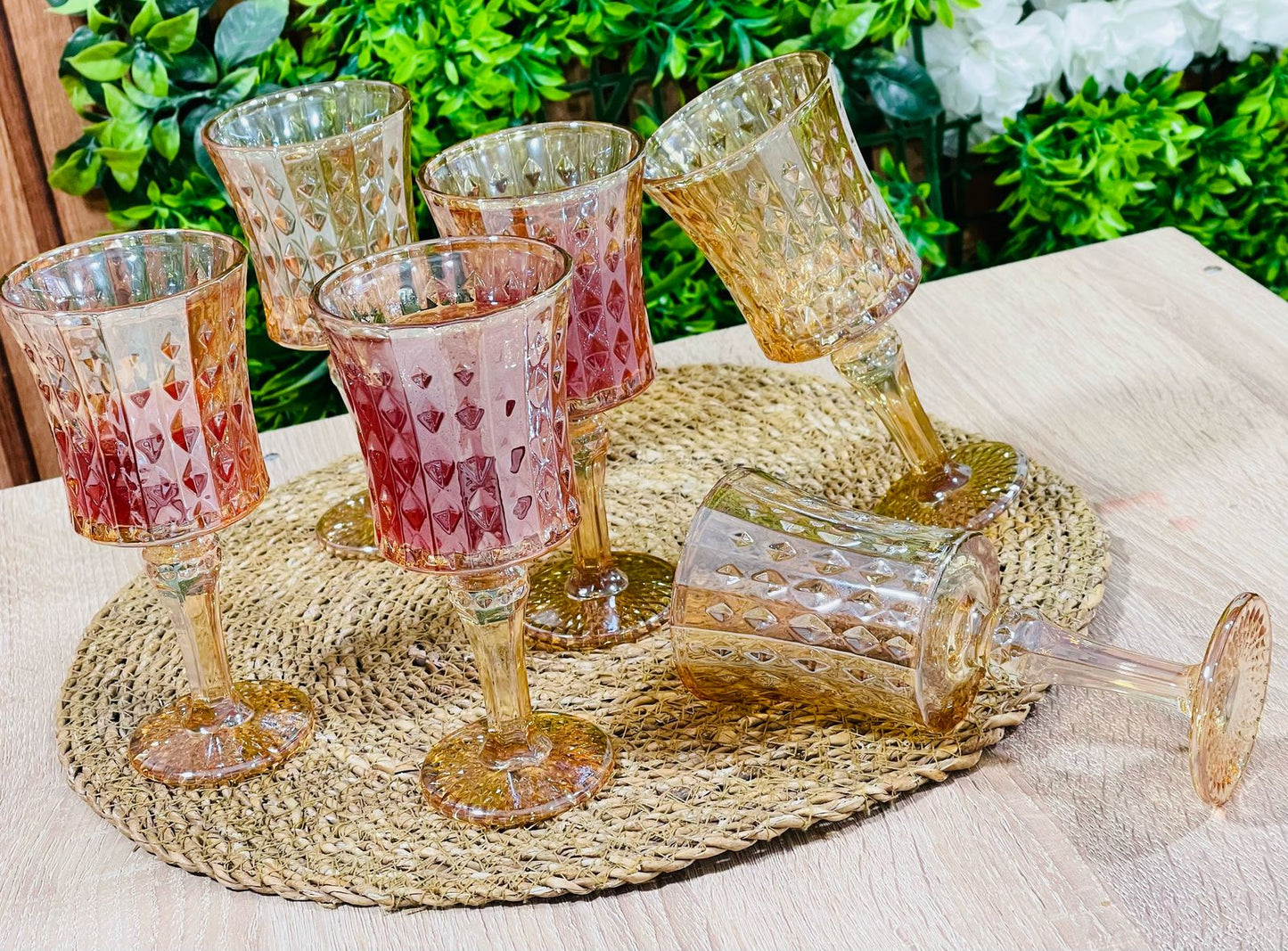 Coupe à Jus en Verre 6 pièces