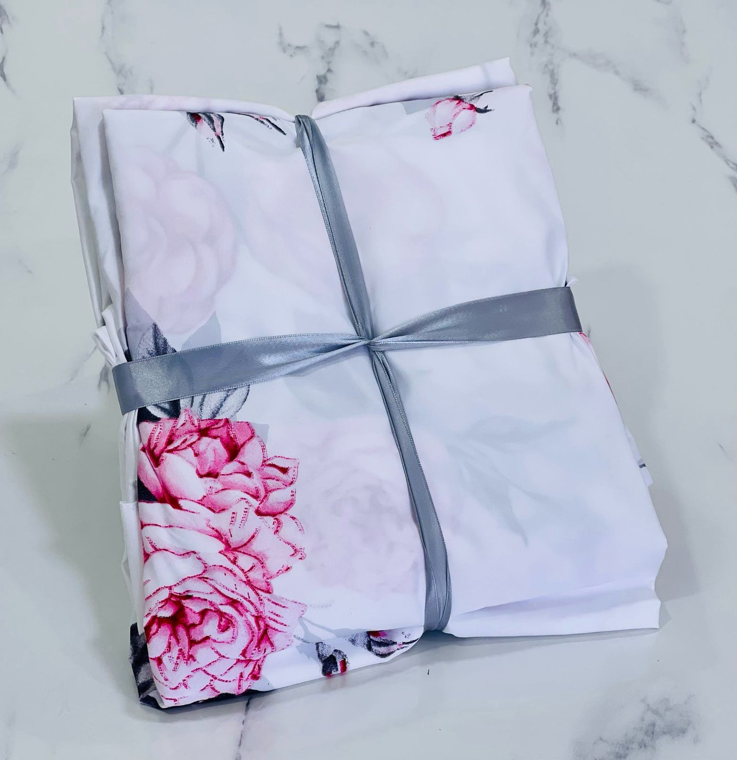 Drap 2 places 220*230/55*75cm ملحفة و قشور مخادد
