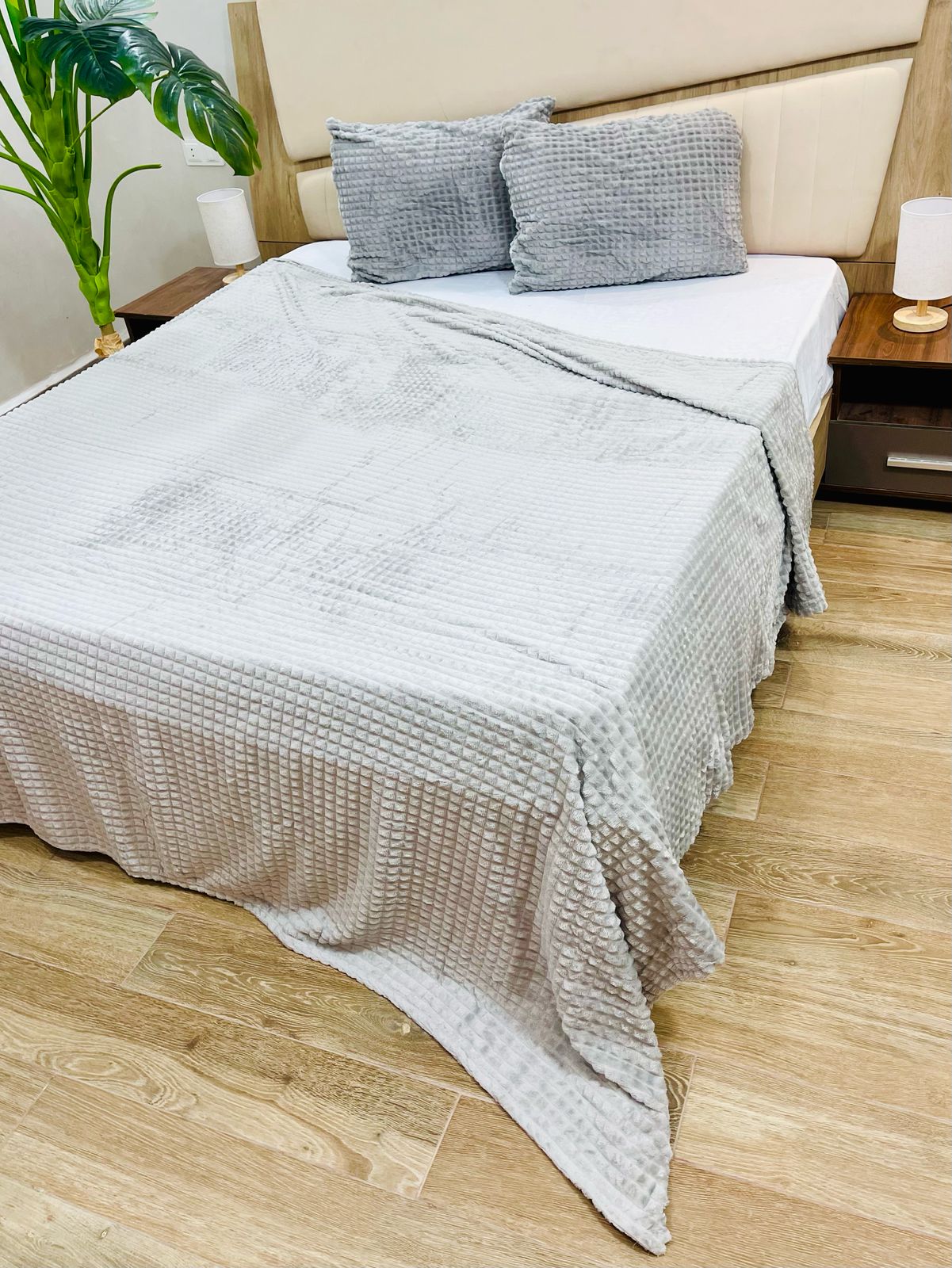 Drap2 places + 2 coussin دفايا