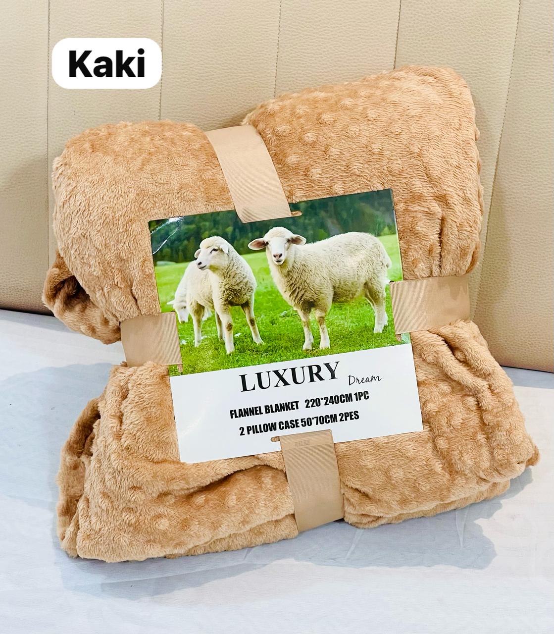 Drap2 places + 2 coussin دفايا