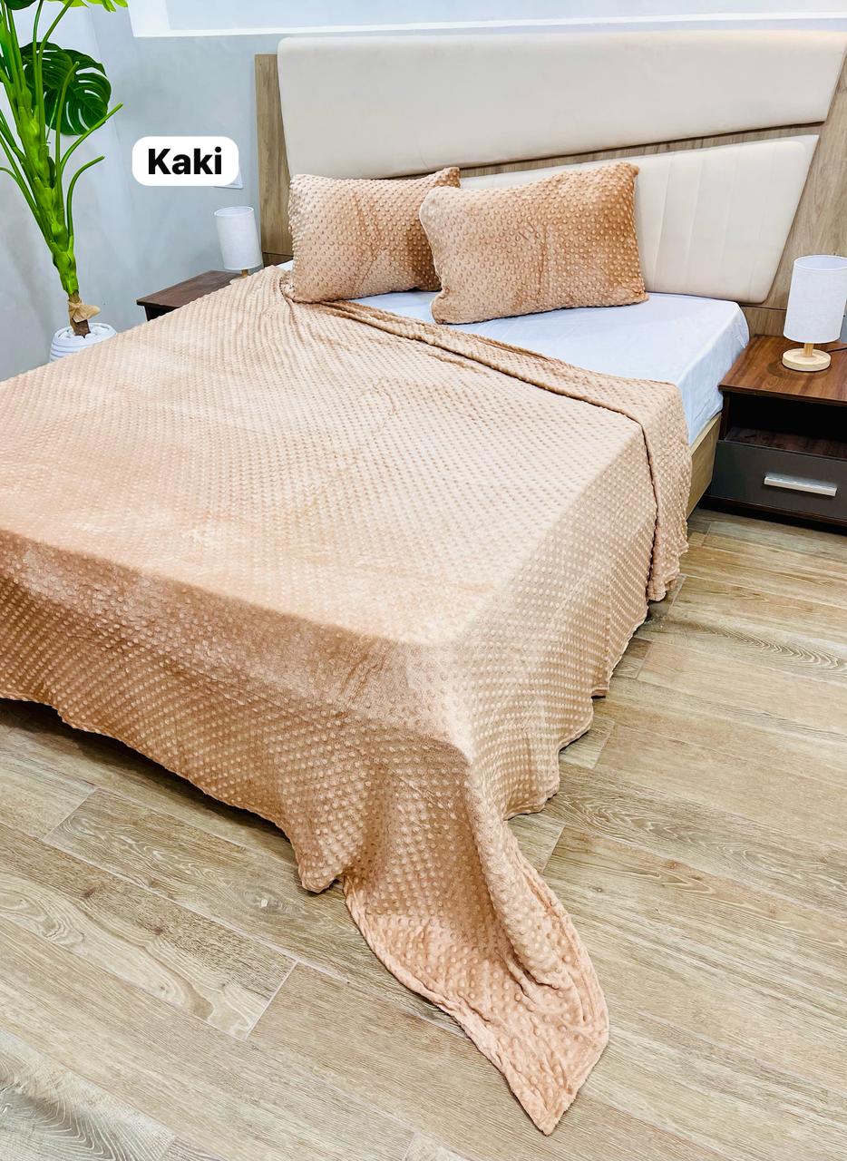 Drap2 places + 2 coussin دفايا