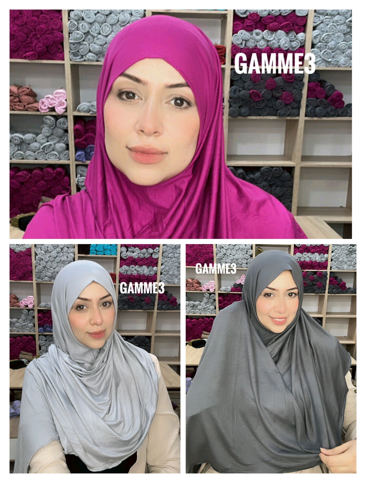 Foulard Hijab Gamme 3 /1.80/0.80cm