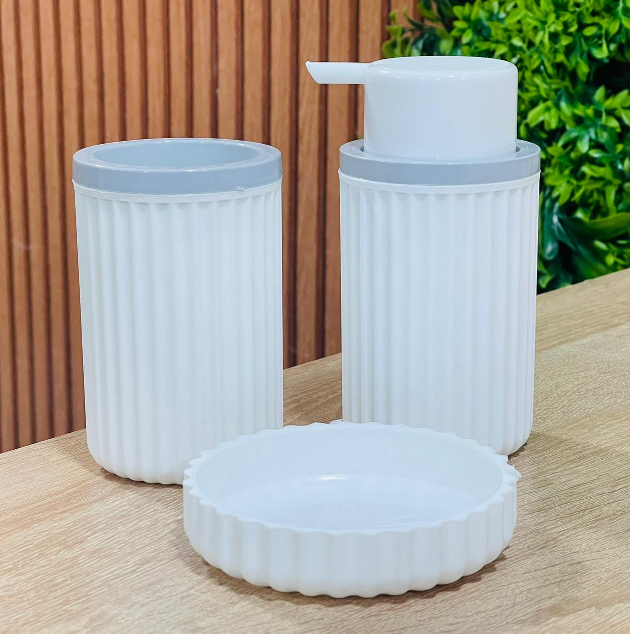 Ensemble de 3 accessoires de salle de bain مدموجين