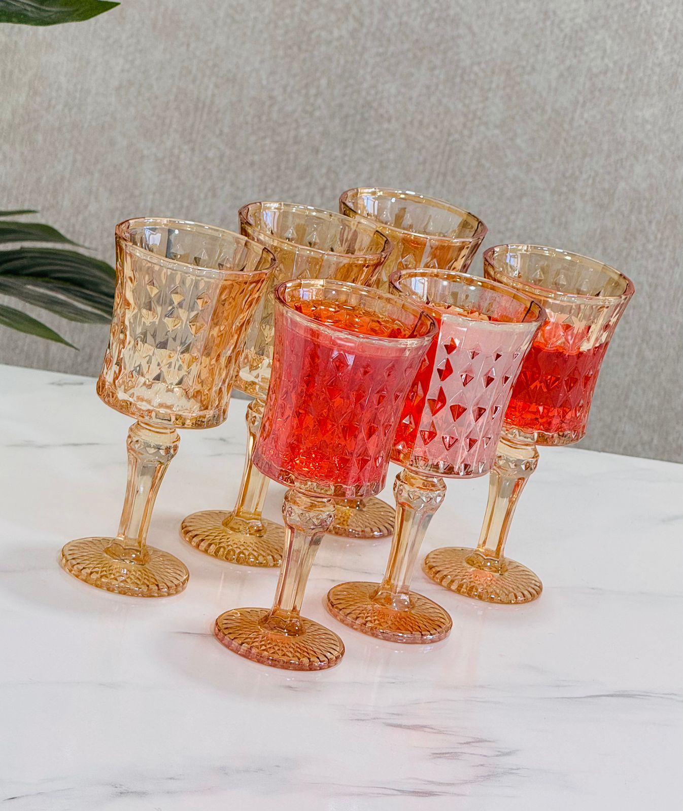 Coupe à Jus en Verre 6 pièces
