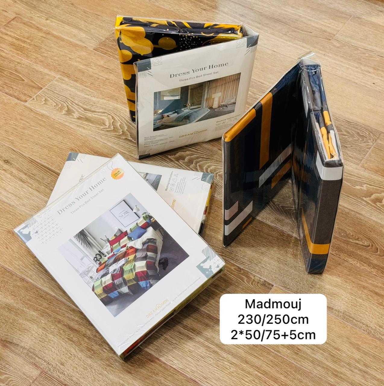 Drap housse 2 places مدموجين