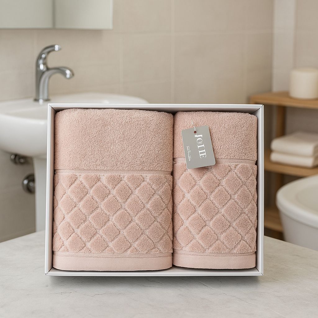 Lot de 2 Serviettes de bain