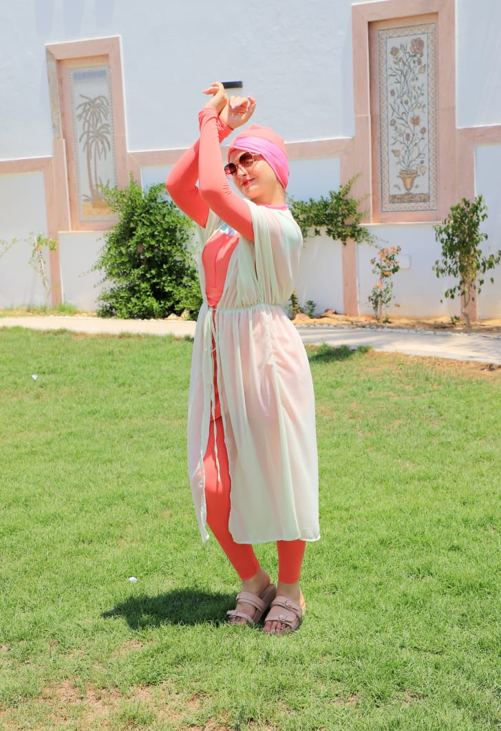 Burkini poncho
