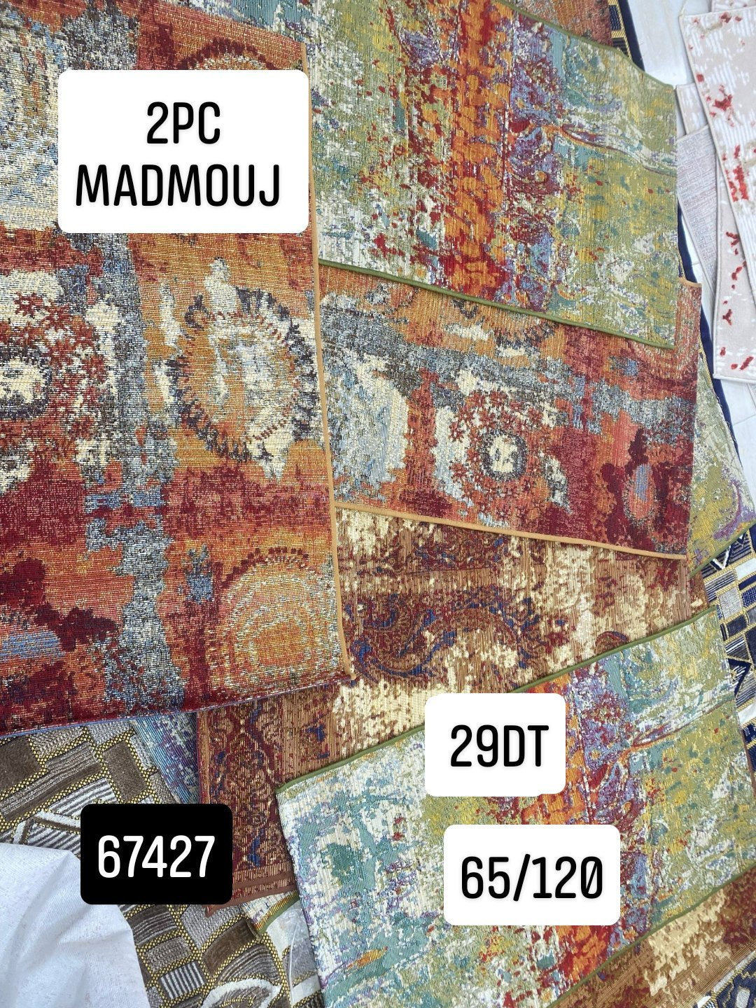 Tapis 2 pièces/65*120