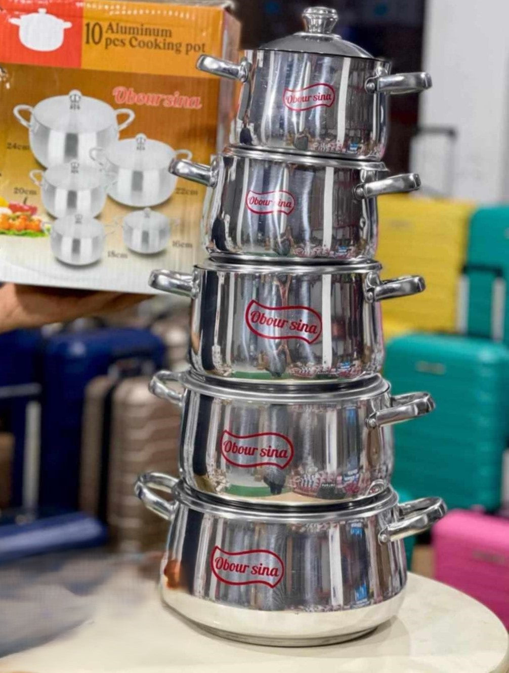 Service aluminium 10 pièces