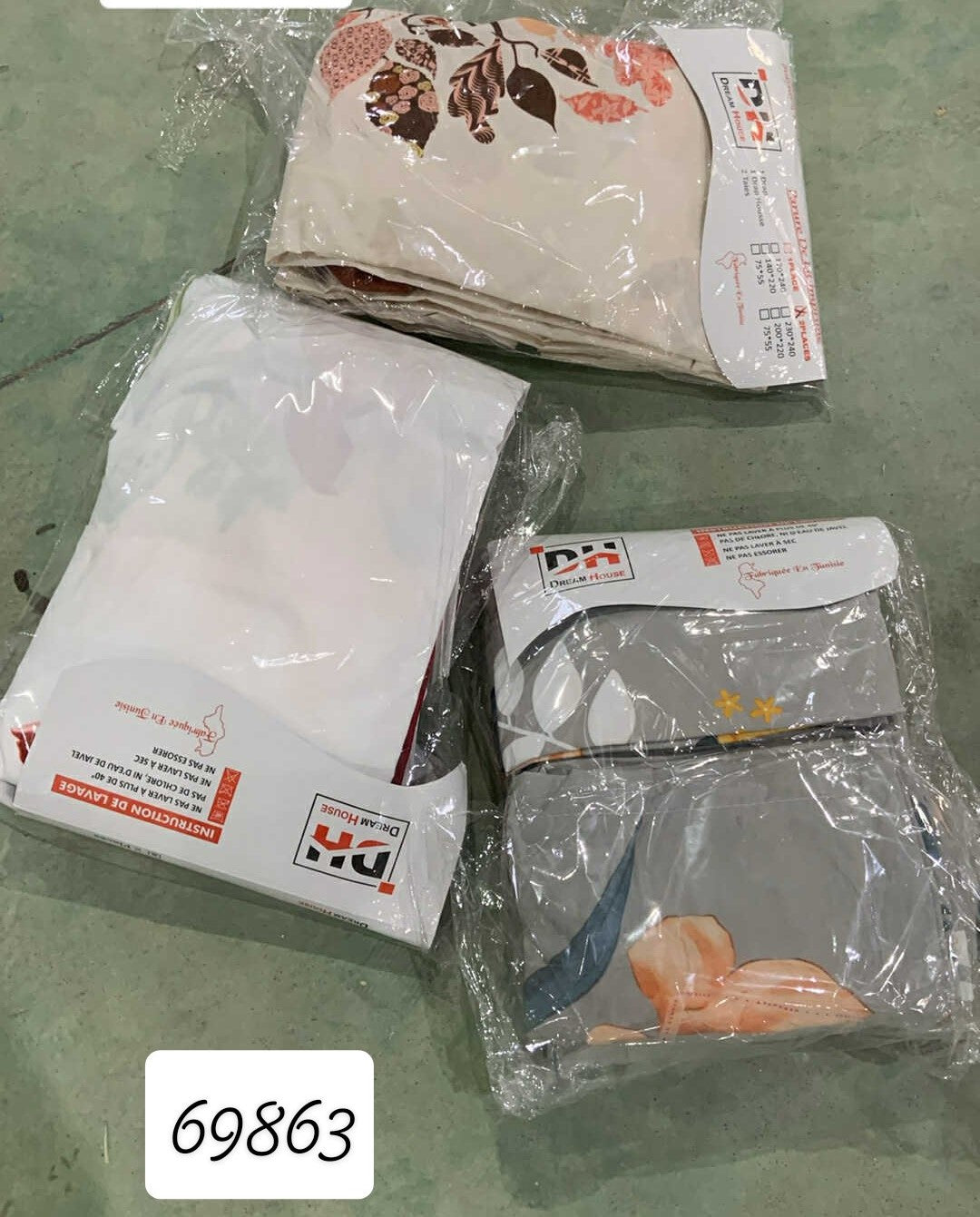 pack 3 Drap Housse 2 places