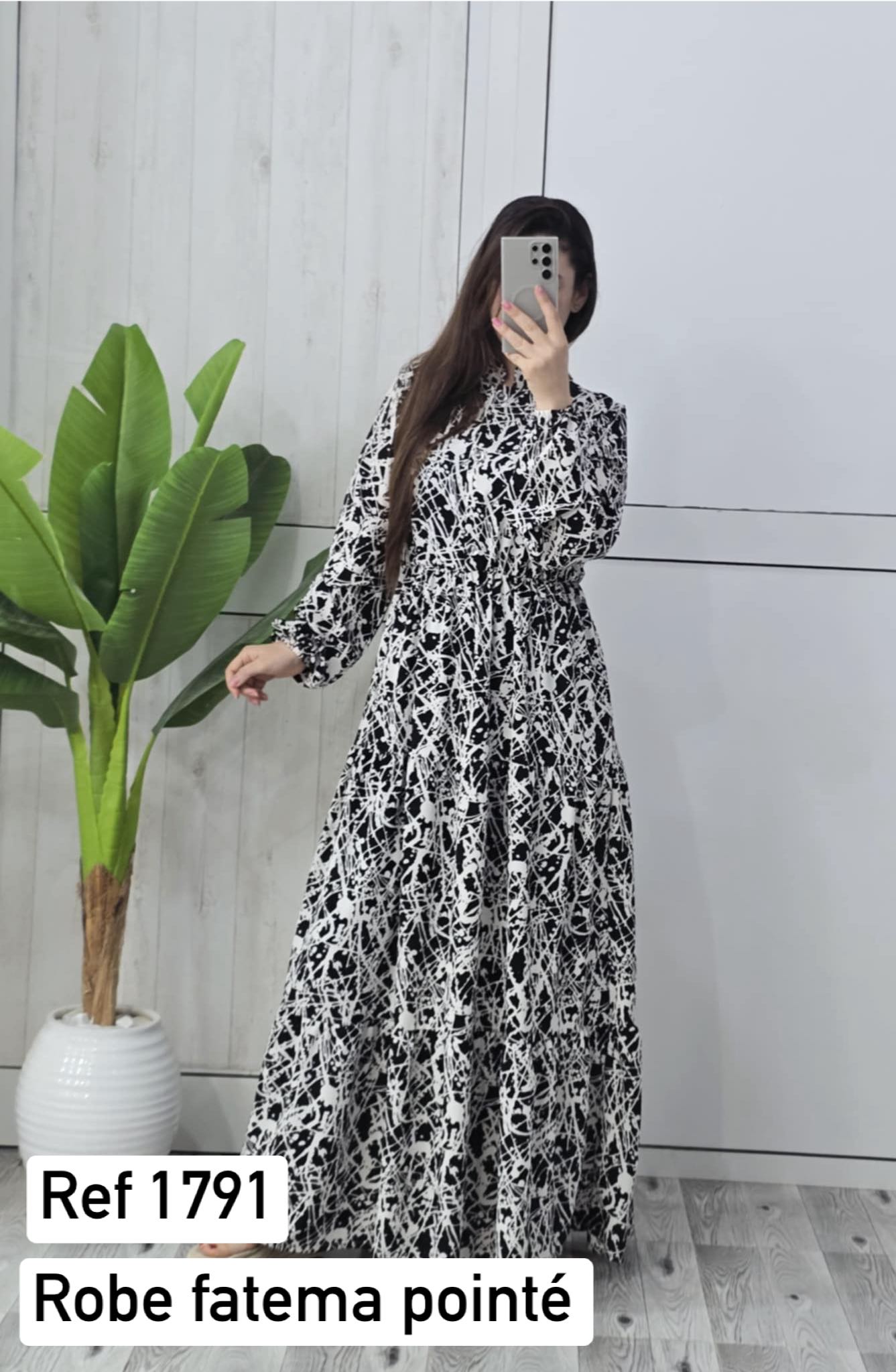 Robe Fatema pointé