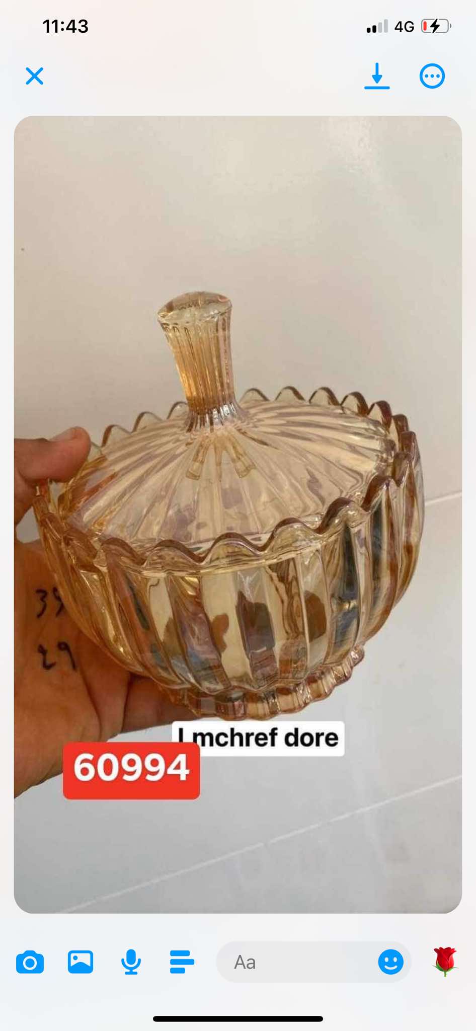 Bonbonnière dorée