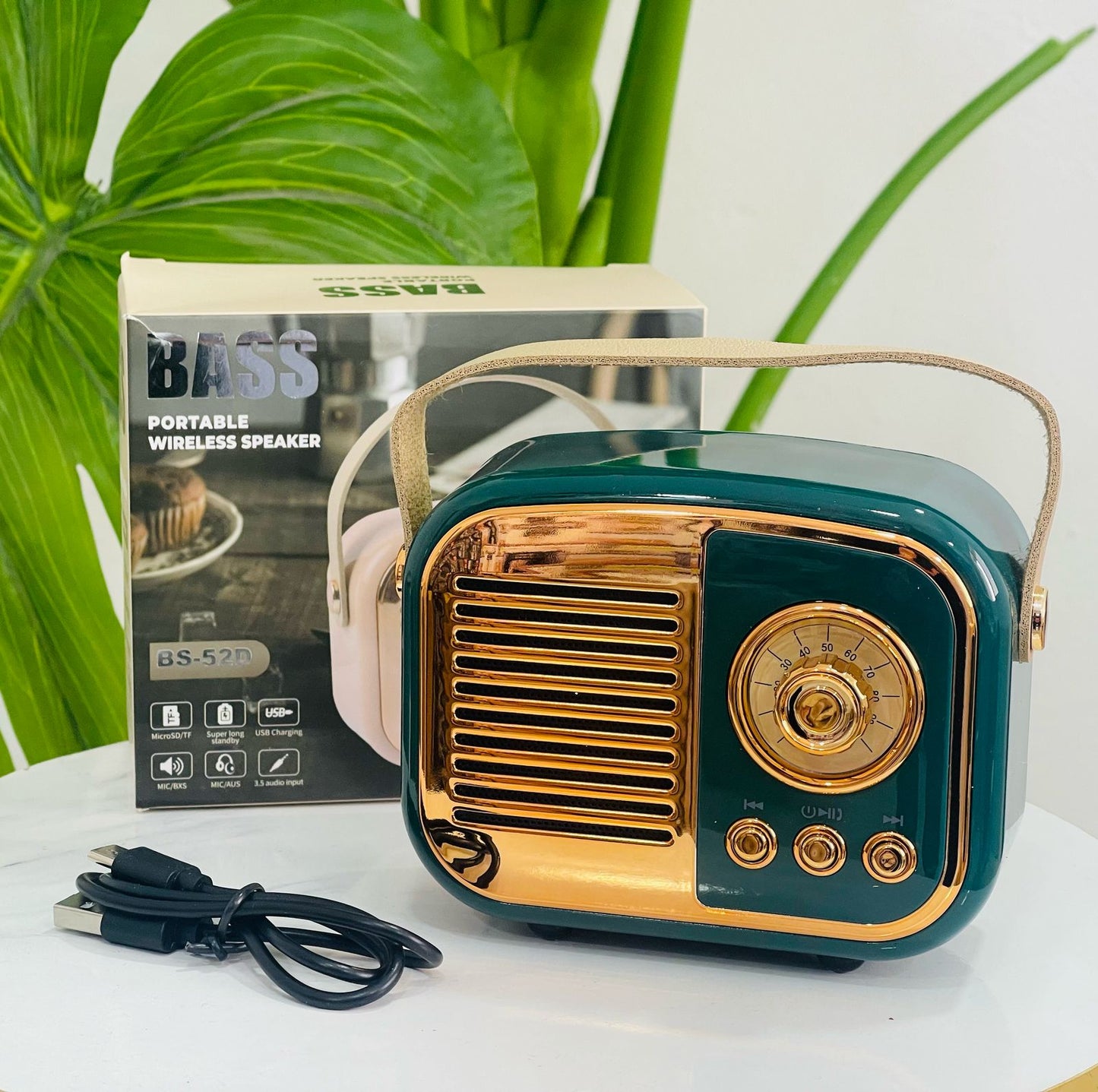 Bass Portable Wireless Speaker BS - 52D.