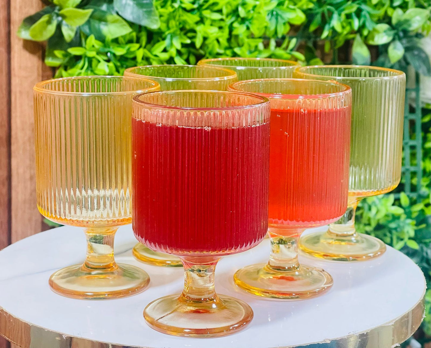 Coupe à Jus en Verre 6 pièces