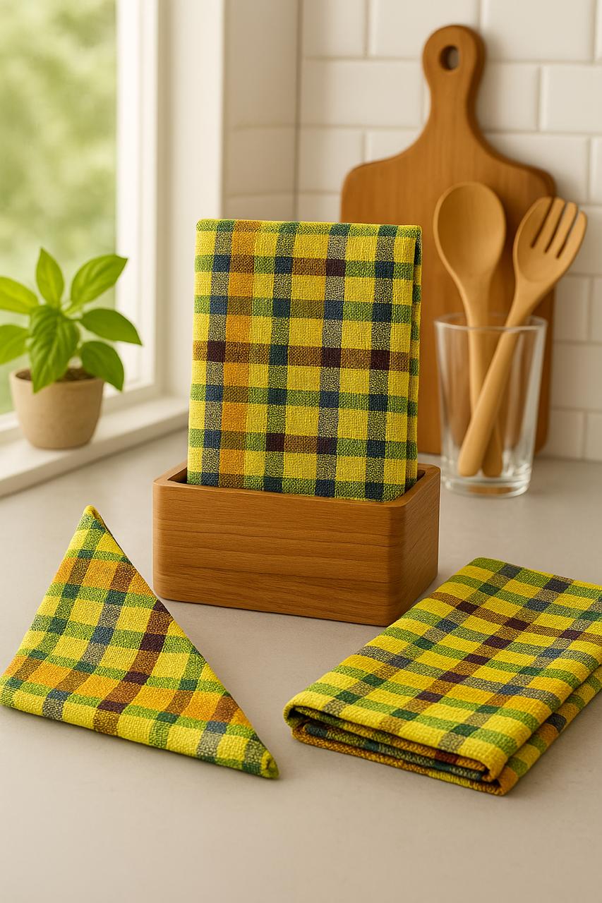 série 6 Serviette de cuisine / à table مدموجين