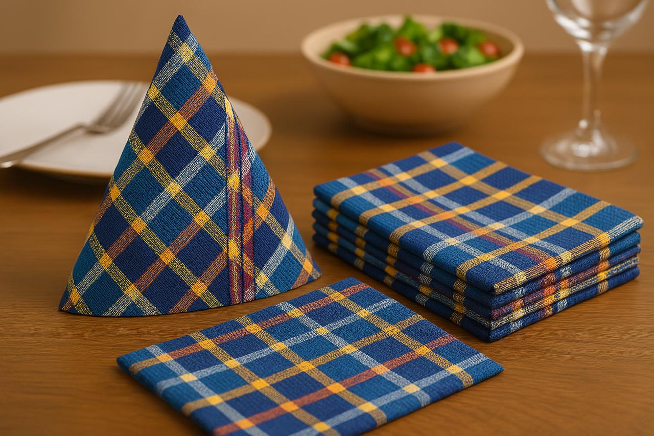 série 6 Serviette de cuisine / à table مدموجين