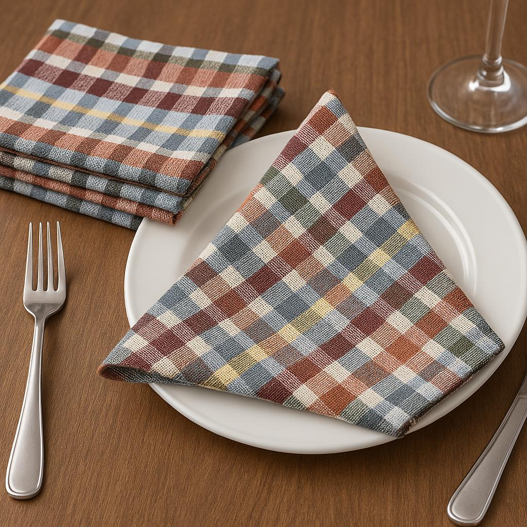 série 6 Serviette de cuisine / à table مدموجين