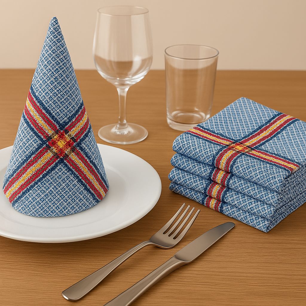 Série 6 Serviettes de cuisine / à table مدموجين