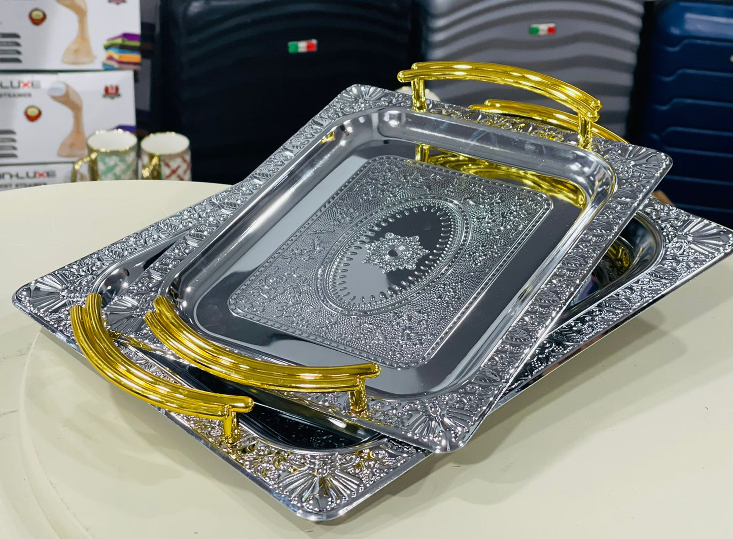 Set 2 plateaux