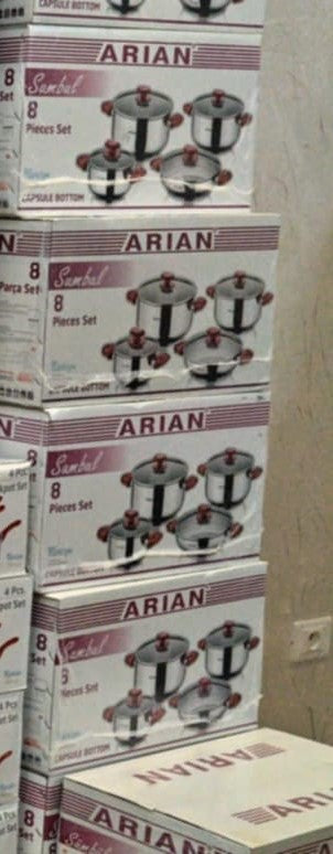 Service inox 8 pieces ARIAN