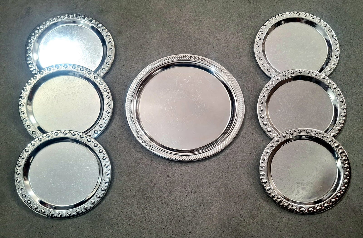 Pack 7 pièces plateaux