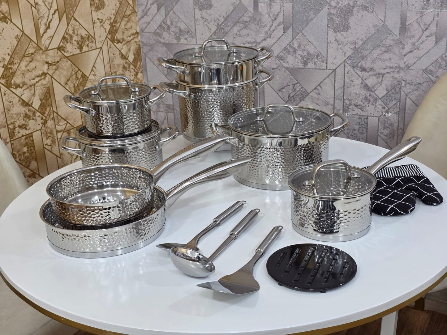 Service inox MIXSTAR 18 pièces