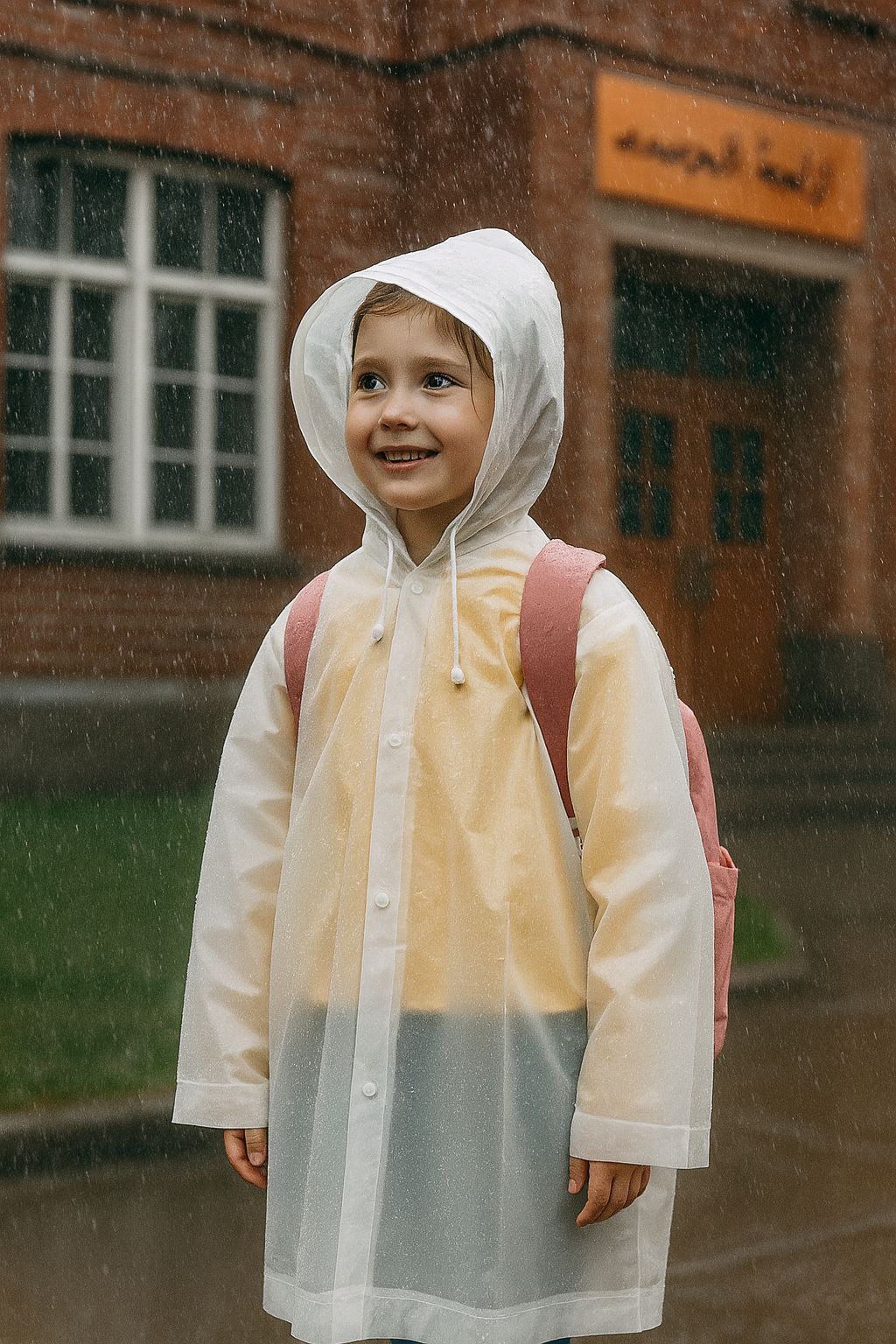 k-way Imperméable pour enfants مدموج( Poncho de pluie)