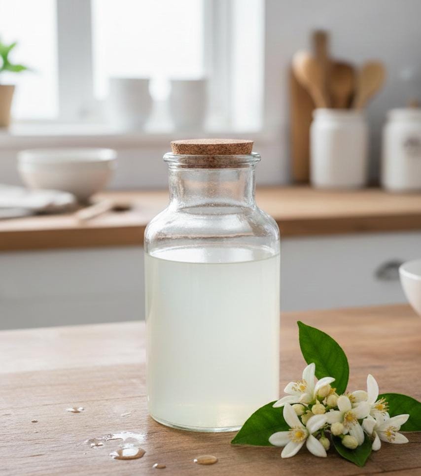 une bouteille en verre