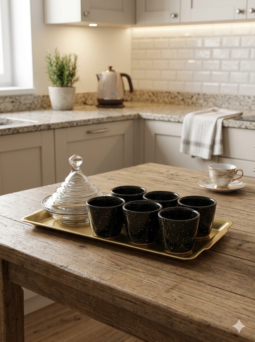 pack service café + plateau + bonbonnière