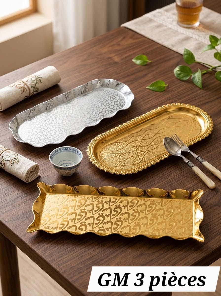 3 plateaux