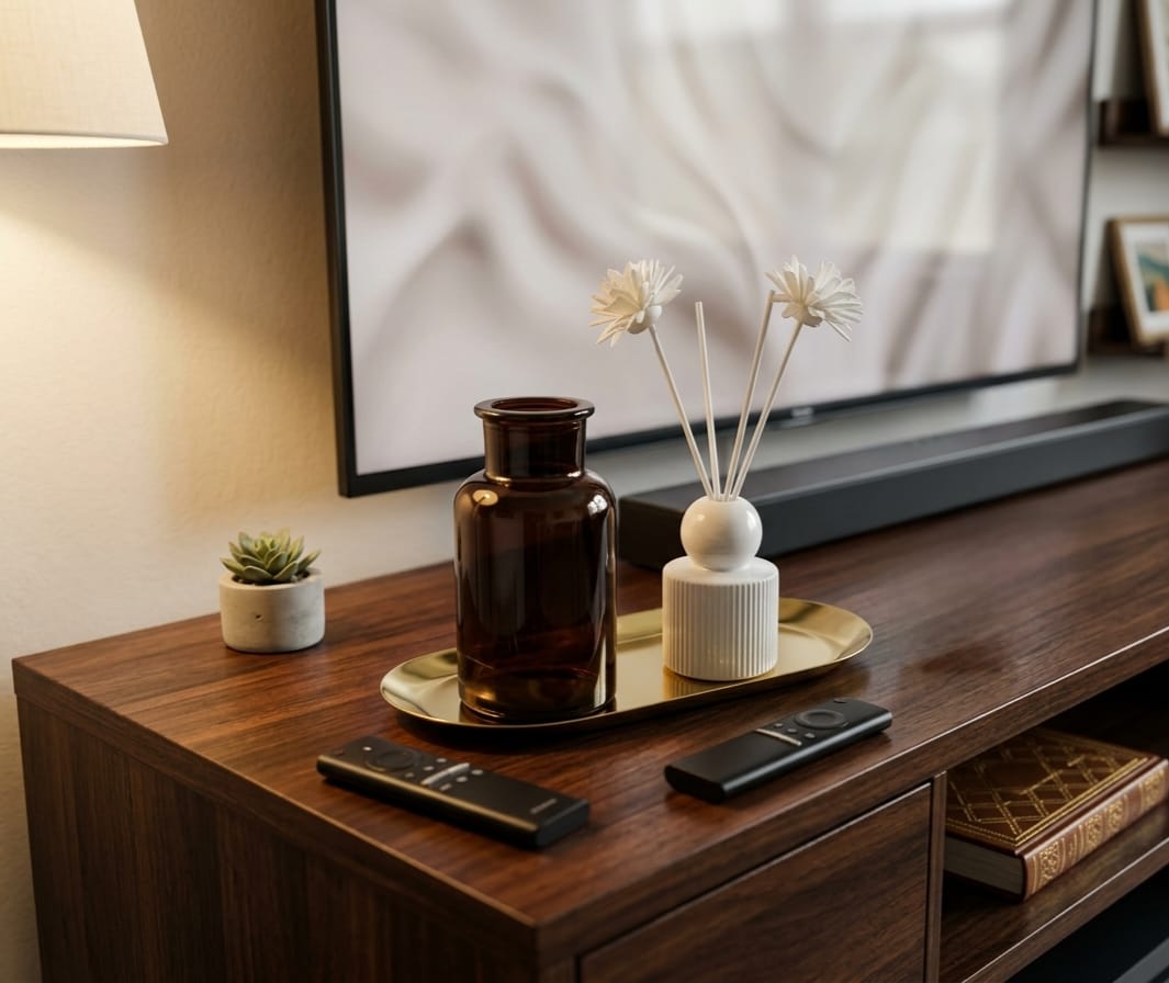 pack plateau +diffuseur de parfum + vase