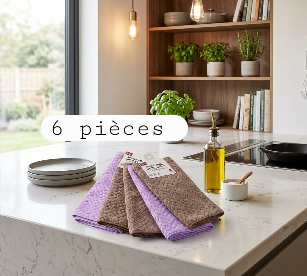 serviette 6 pièces