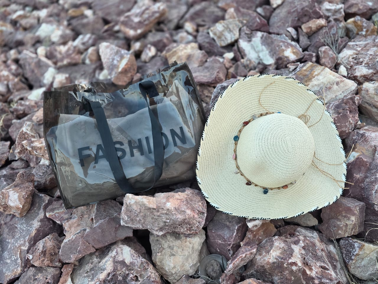 Pack sac de plage + chapeau