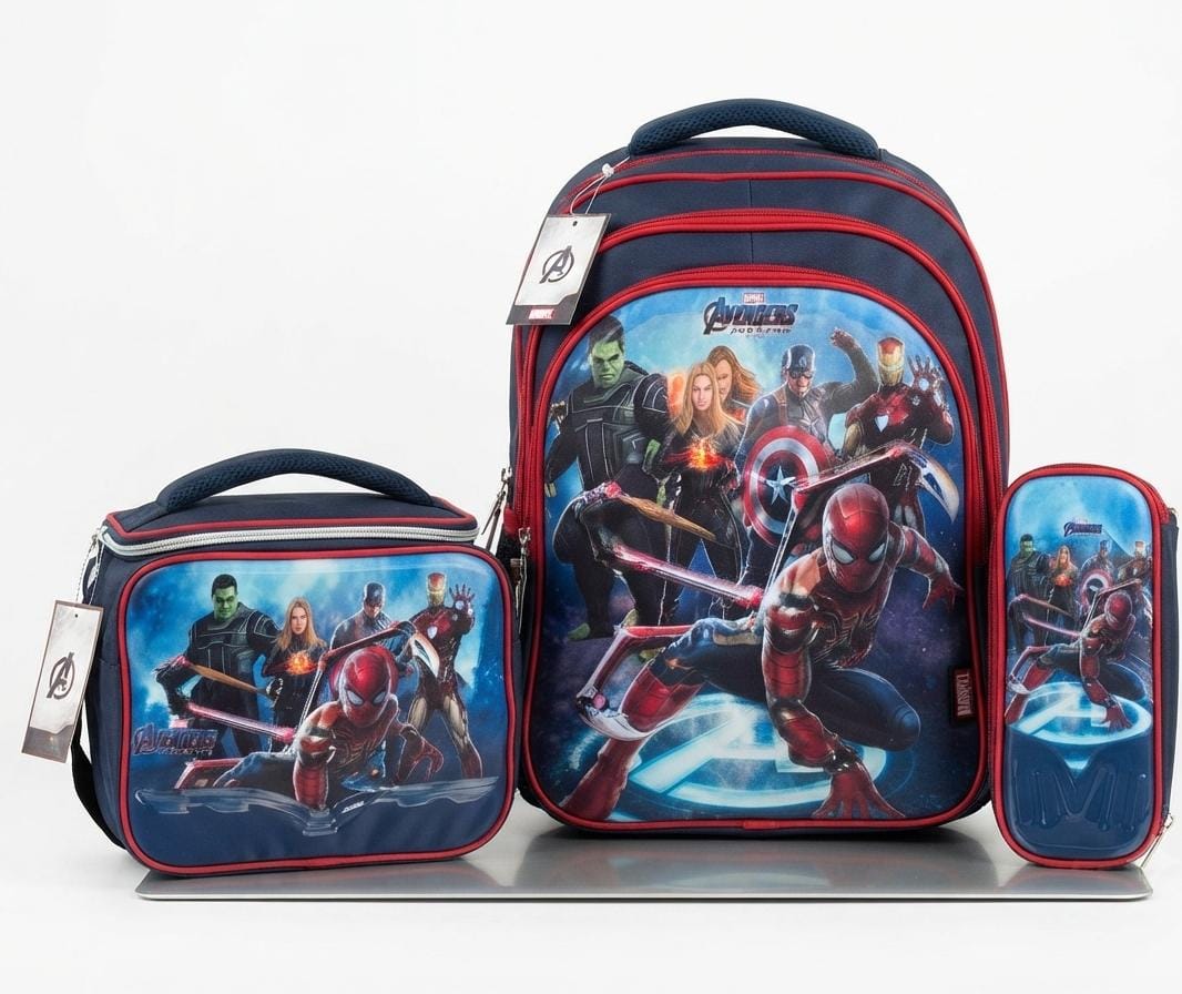3 pièces Sac à dos bandoulière et trousse