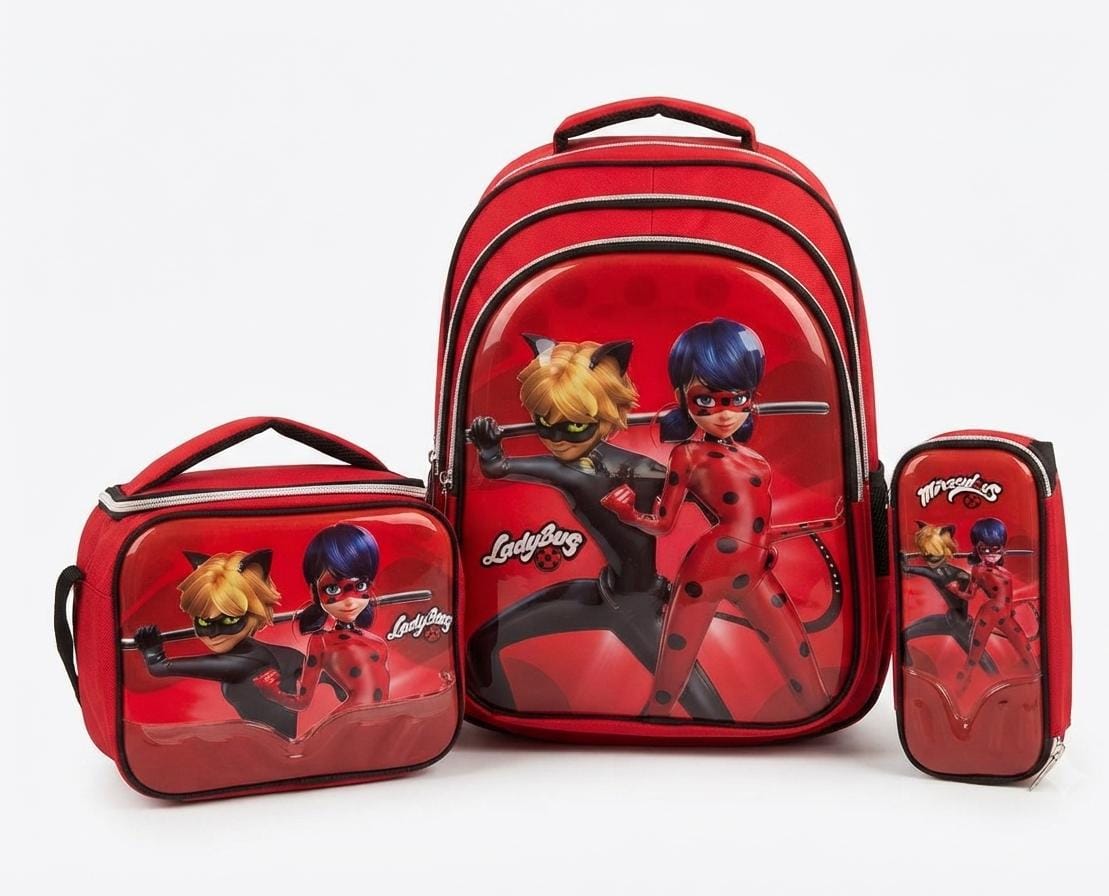 3 pièces Sac à dos bandoulière et trousse