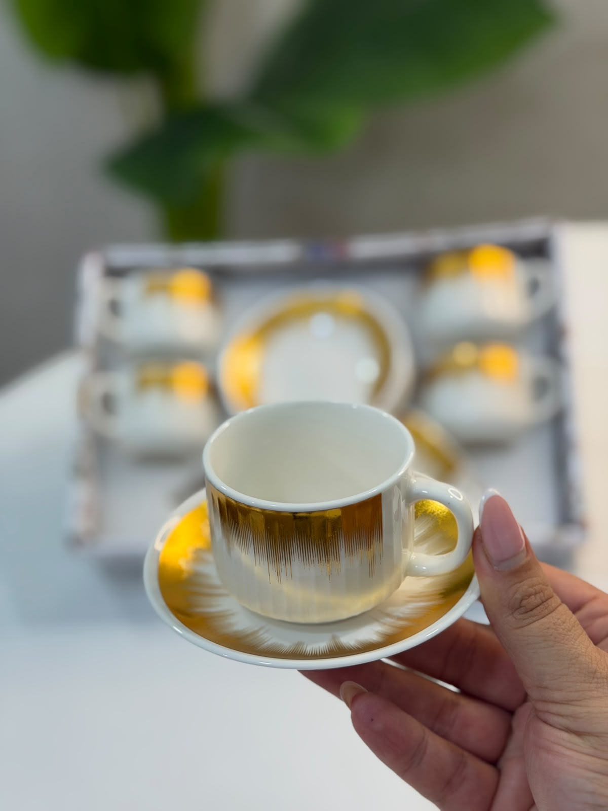 service a café turc نقشة مدموجة
