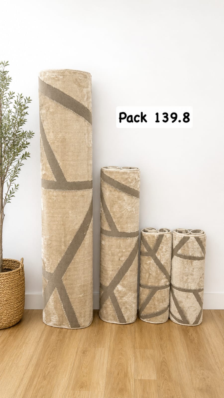 PACK Tapis 3 pièces + tapis salon