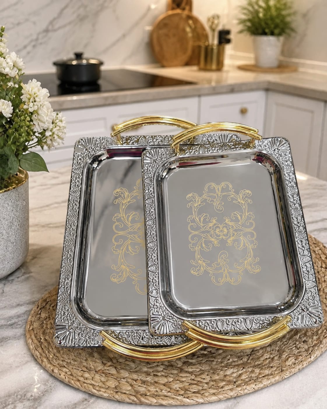2 plateaux
