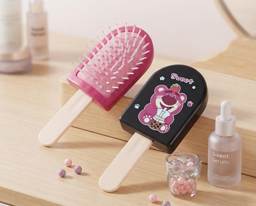 Brosse à cheveux en forme de bâtonnet glacé