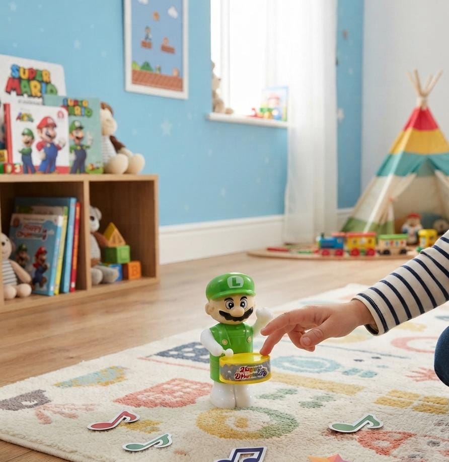 mini Luigi Drummer à remontoir
