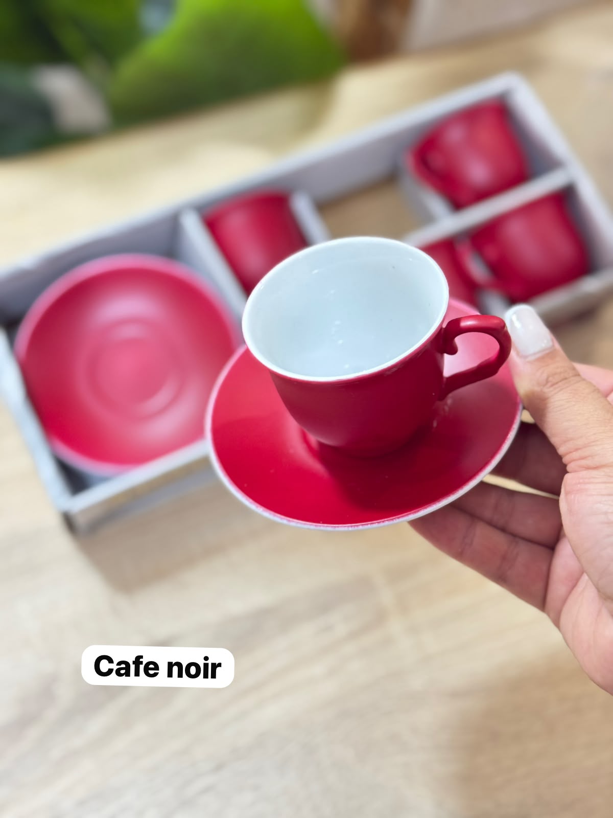 service à café noir