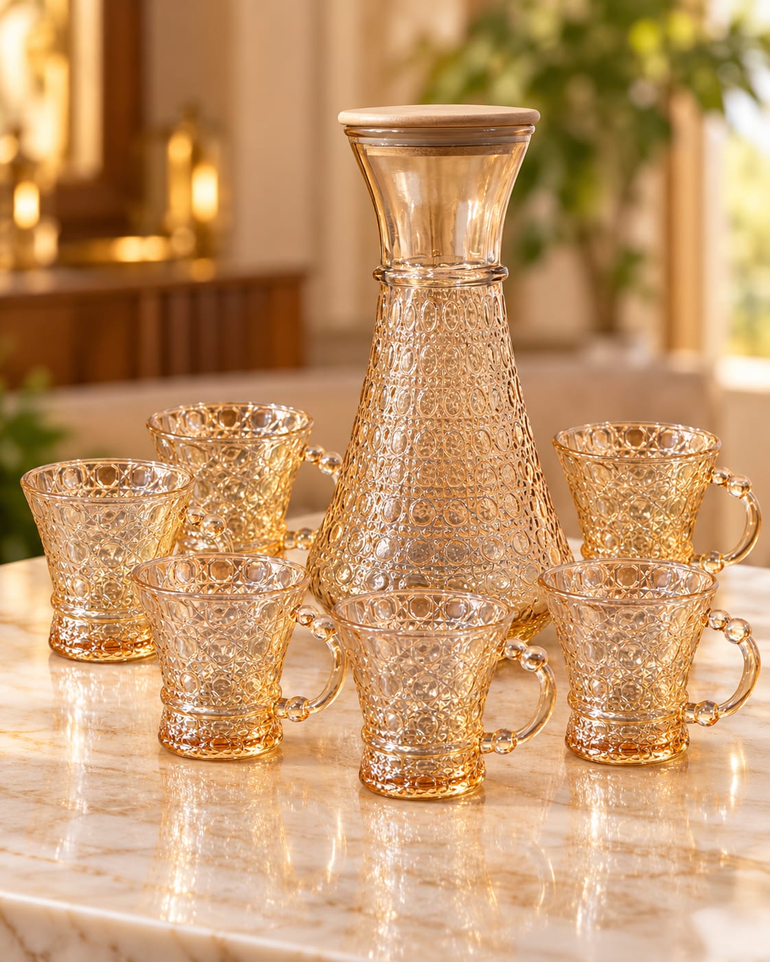 Service à Eau 6 Verres + carafe