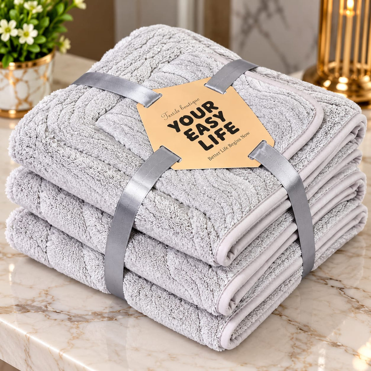 Lot de 3 serviettes