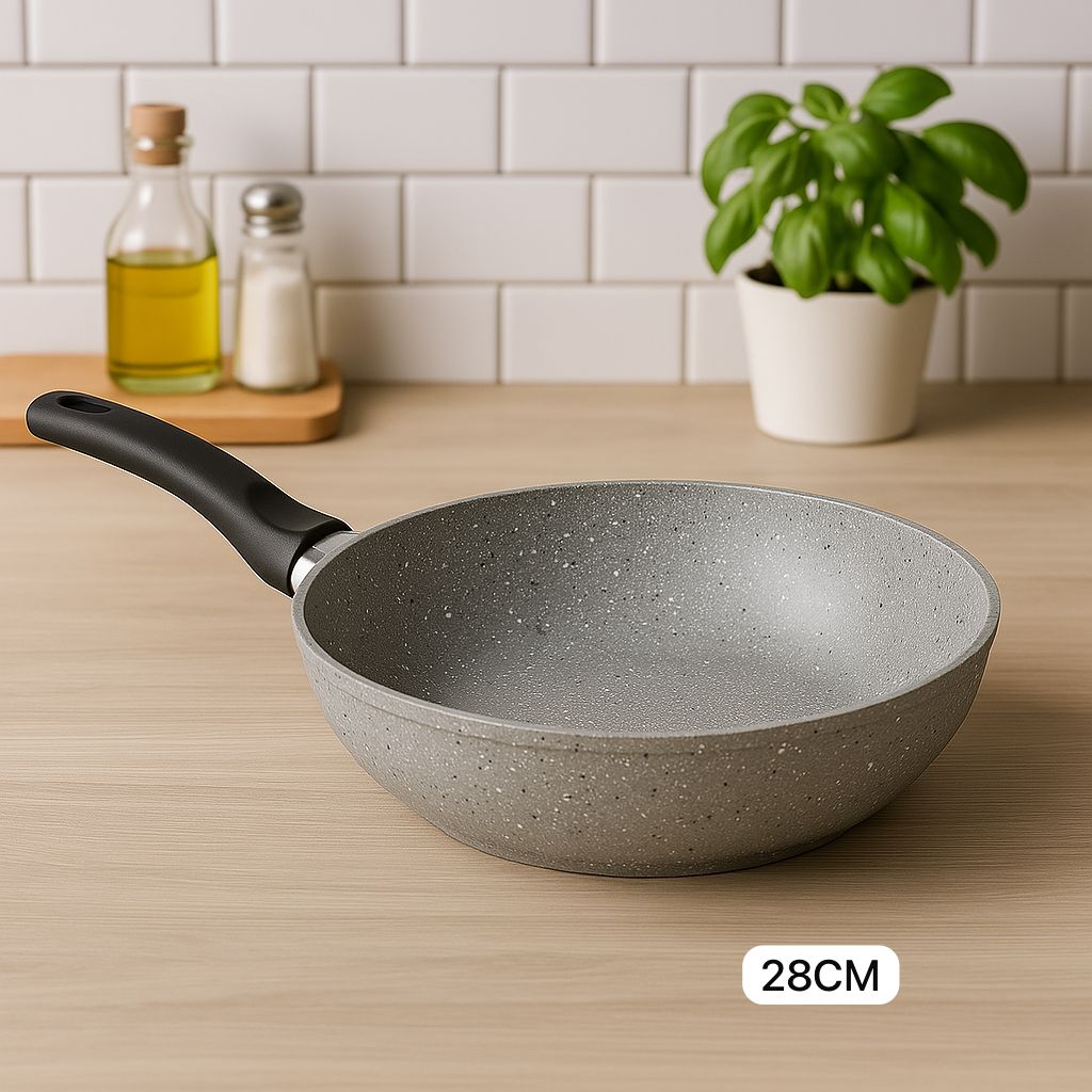Poêle 28cm مقلاة Granite