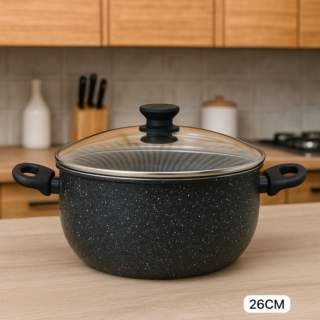 Marmite / Faitout 26cm granite طنجرة