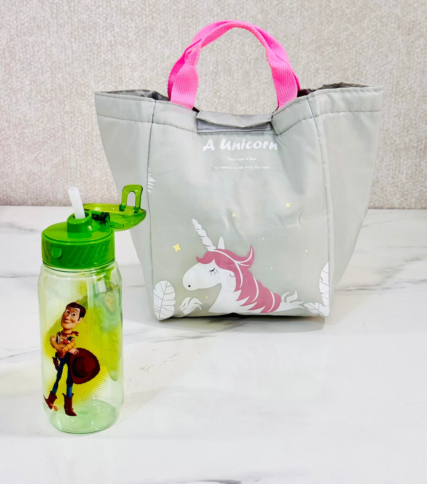 Sac à gouter + bouteille