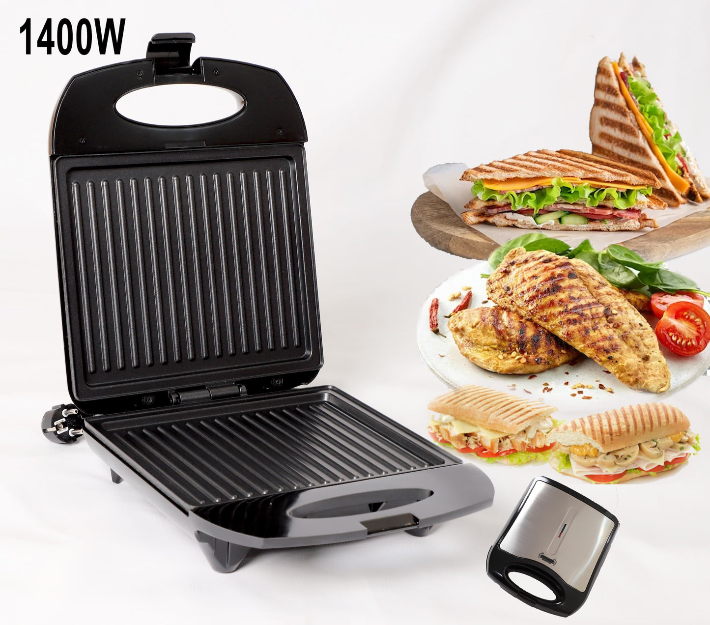 Appareil Panini 1400W GM